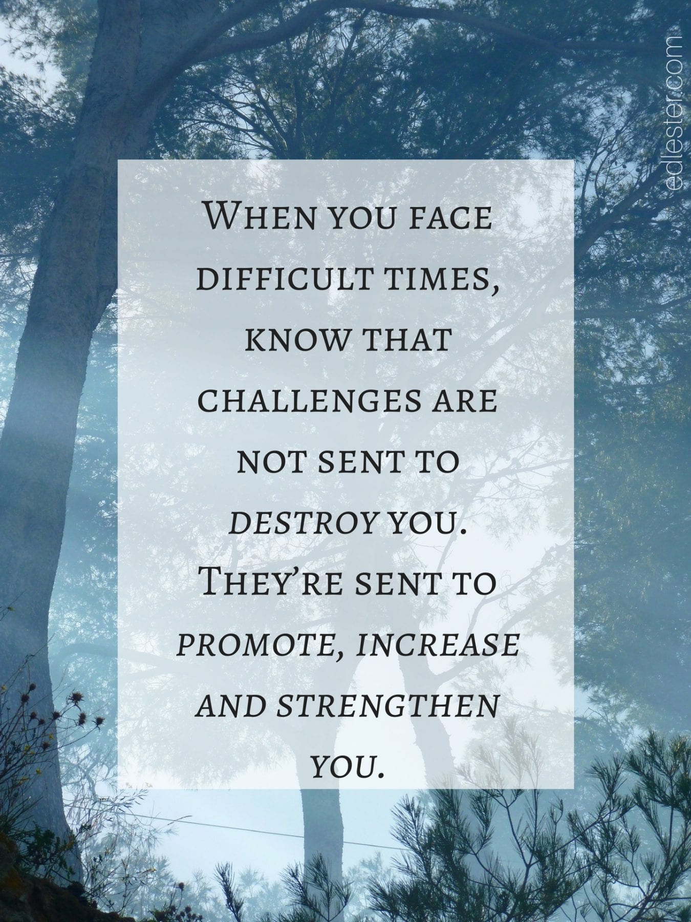 Positive Inspirational Quotes For Difficult Times - Darby Ellissa