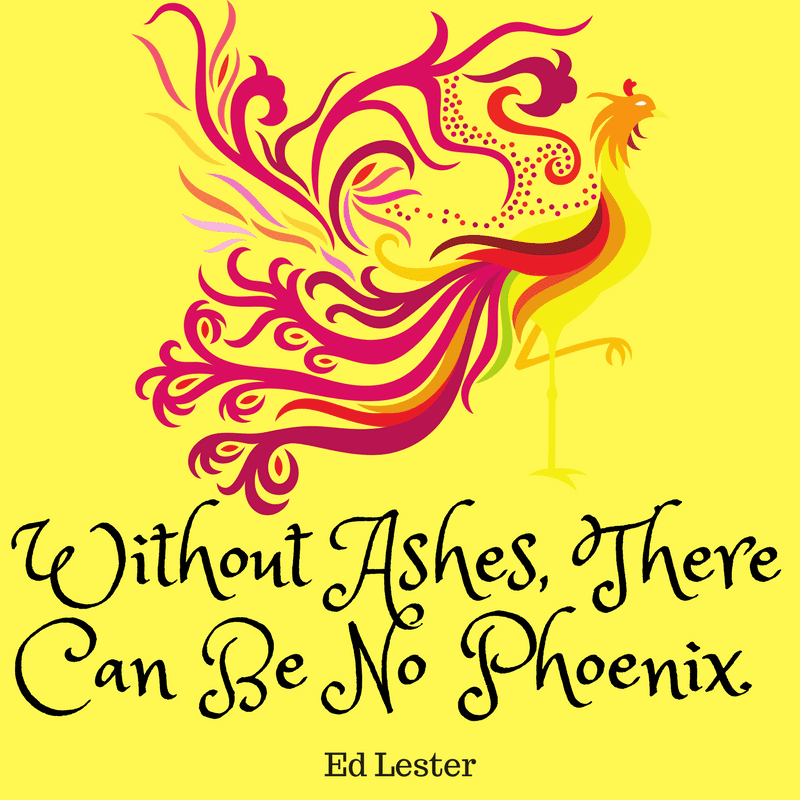 The higher meaning of the phoenix from the ashes