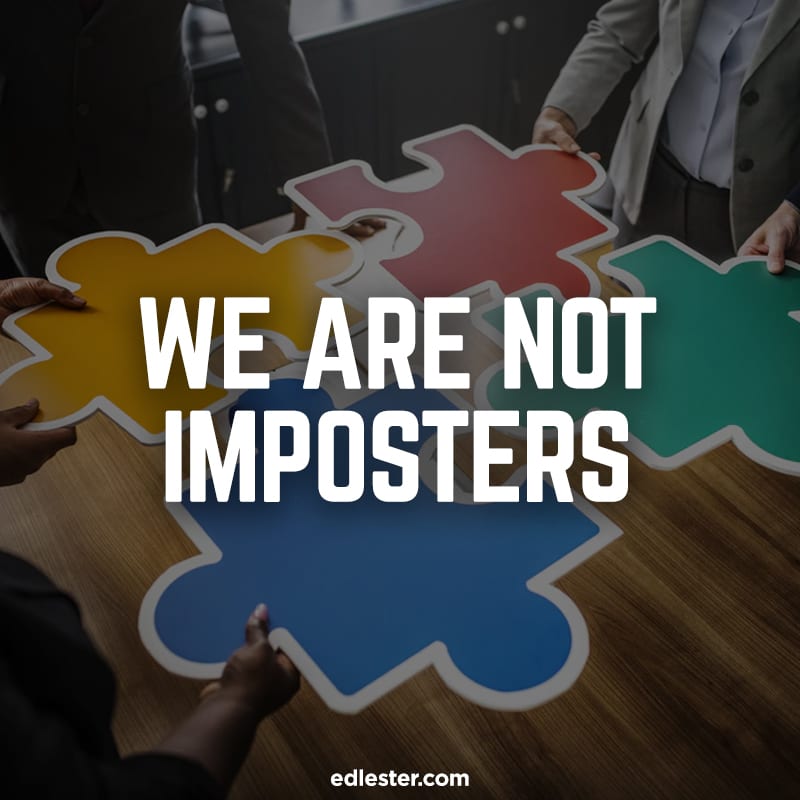 We are not imposters